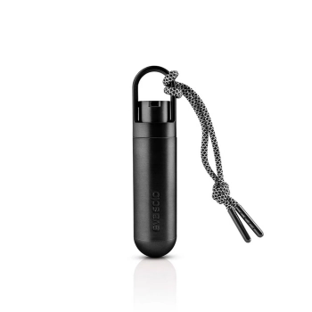 Eva Solo – Mini-dozownik do żelu dezynfekującego do rąk, czarny, 17 ml