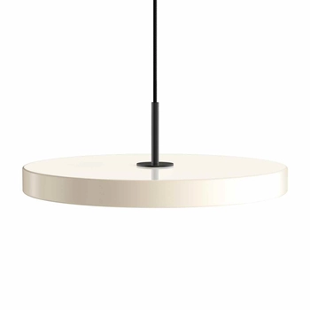UMAGE (Vita) - Lampa Asteria Plus Medium - biała, średnica 43 cm, czarny dekor