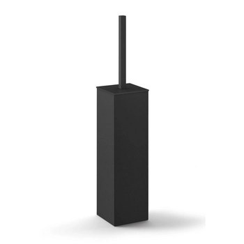 Zack - Szczotka do WC CARVO - wysokość 41,80 cm, czarny matowy