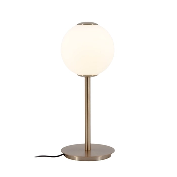UMAGE (Vita) - Lampa stołowa Audrey - biała, mosiężny akcent