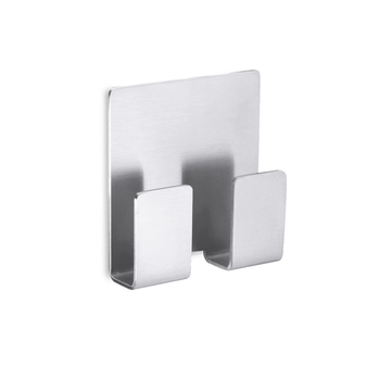 Zack - Wieszak na ręczniki podwójny APPESO - szerokość 5,50 cm, stal matowa