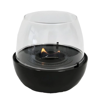 Tenderflame - Świeca Tulip 18 - czarna, średnica 19,80 cm