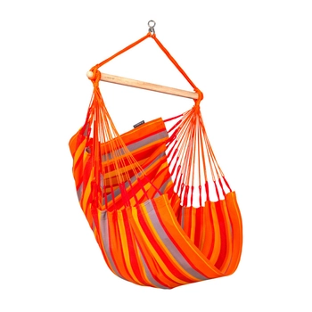 LaSiesta - Domingo - Ogrodowy fotel hamakowy Basic, odcienie pomarańczowego