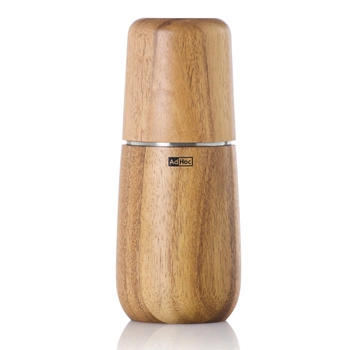AdHoc - Młynek do soli lub pieprzu YONO S - naturalne drewno akacjowe, wysokość 15 cm