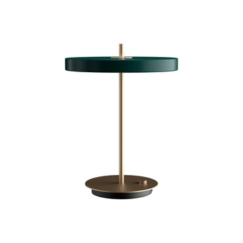 UMAGE (Vita) - Lampa Asteria Table - wysokość 41,50 cm, ciemnozielona