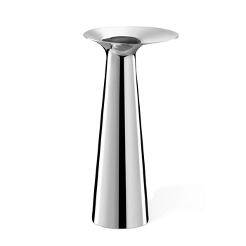 Zack - Wazon PAREGO - stal nierdzewna polerowana, wysokość 17 cm