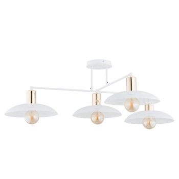 Emibig - Lampa wisząca Spirit 4 white - wysokość 30 cm, stal lakierowana proszkowo