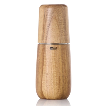 AdHoc - Młynek do soli lub pieprzu YONO L - naturalne drewno akacjowe, wysokość 18 cm