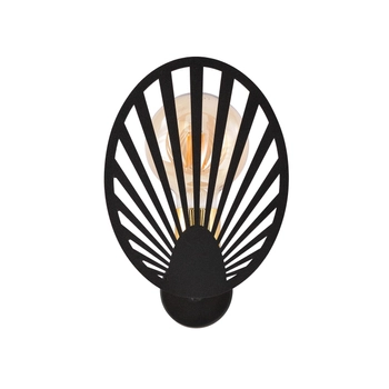 Emibig - Kinkiet ścienny Talia K1 black - wysokość 23 cm, stal  lakierowana