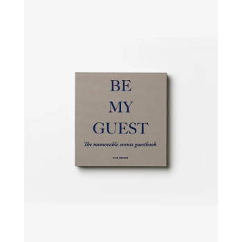 Printworks - Księga gości Be My Guest – szaro-granatowa, 100 stron