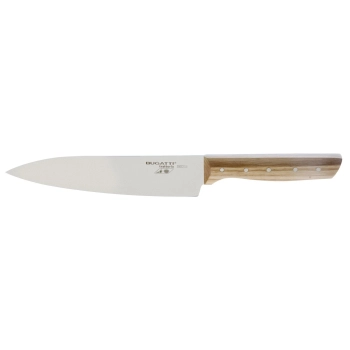 Casa Bugatti – Nóż szefa kuchni TRATTORIA, stal węglowa, drewno bielone, 20 cm
