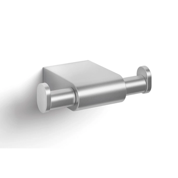 Zack - Wieszak łazienkowy podwójny Atore - szerokość 8,80 cm, stal matowa