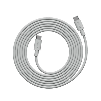 Avol - Kabel 1 USB C do ładowania USB C, 2 m - szary