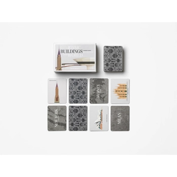 Printworks - Gra memo Kultowe budynki świata – edukacyjna, designerska, 50 kart