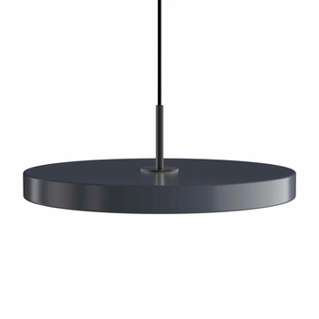 UMAGE (Vita) - Lampa Asteria Plus Medium - antracytowa, średnica 43 cm, czarny dekor