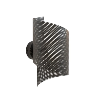 Emibig - Kinkiet Spiral black - wysokość 29 cm, stal lakierowana proszkowo