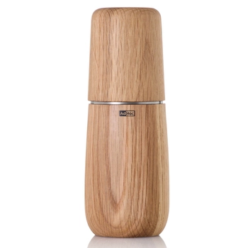 AdHoc - Młynek do soli lub pieprzu YONO L - jasne drewno dębowe, wysokość 18 cm
