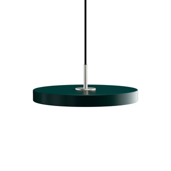 UMAGE (Vita) - Lampa Asteria Mini - średnica 31 cm, ciemnozielona, stalowy dekor