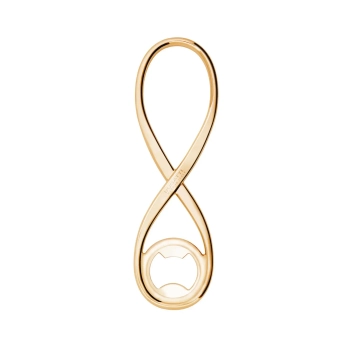 Casa Bugatti – Otwieracz do butelek Infinity – złoty, pozłacany 24K