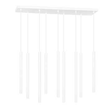 Emibig - Lampa wisząca Selter 9 white - wysokość max 120 cm, stal lakierowana