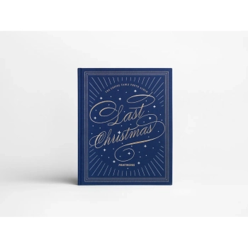 Printworks – album fotograficzny Last Christmas, granatowy, 30 stron