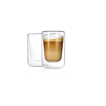 Blomus - Komplet 2 szklanek do Cappucino Nero - pojemność 250 ml