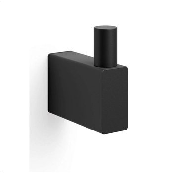 Zack - Haczyk na ręcznik LINEA - wysokość 4,80 cm, czarny