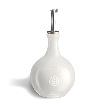 Emile Henry - Butelka na ocet - pojemność 400 ml, biała