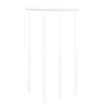 Emibig - Lampa wisząca Selter 4 white - wysokość max 120 cm, stal lakierowana