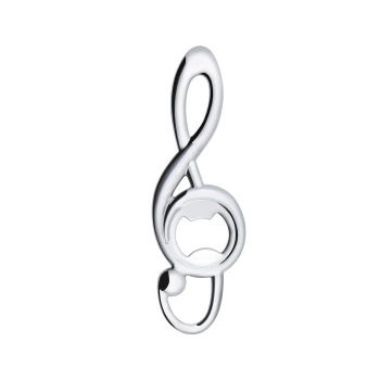 Casa Bugatti – Otwieracz do butelek SOUND – srebrny, chromowane wykończenie