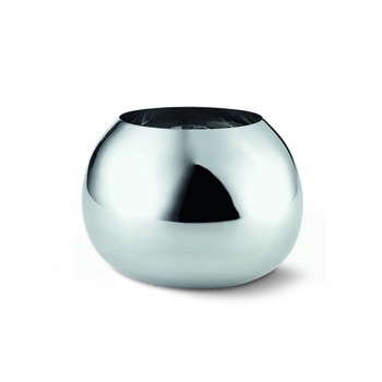 Philippi - Wazon Bella L - srebrny, wysokość 15 cm