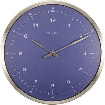 NeXtime - Zegar 3243 '60 Minutes' – niebieski, mechanizm płynący