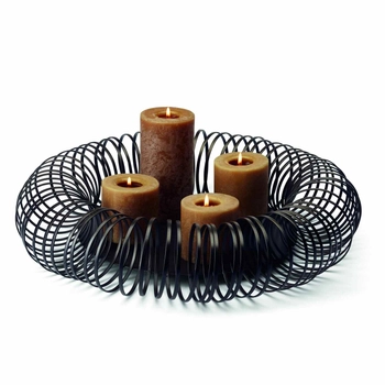 Philippi – Świecznik Caracas - czarny, średnica 48 cm