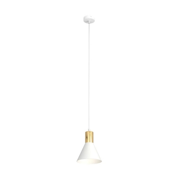 Emibig - Lampa wisząca Rosa 1 BL white - wysokość max 140 cm, stal malowana proszkowo