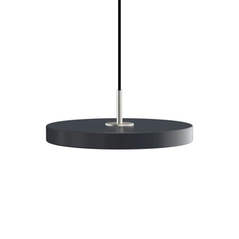 UMAGE (Vita) - Lampa Asteria Mini - średnica 31 cm, antracytowa, stalowy dekor