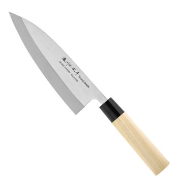 Satake Cutlery - Leworęczny Nóż Deba - długość ostrza 18 cm | S/D 804-202