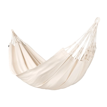 LaSiesta - Modesta - Klasyczny hamak w rozmiarze kingsize wykonany z bawełny organicznej, kremowy