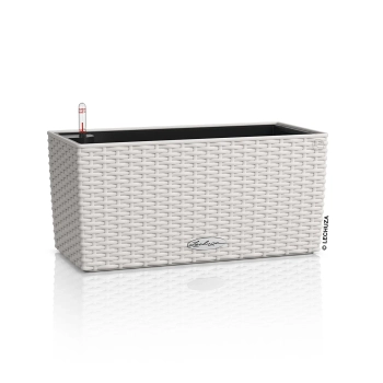 Lechuza - doniczka Balconera Cottage 40 - długość 40 cm, jasnoszara