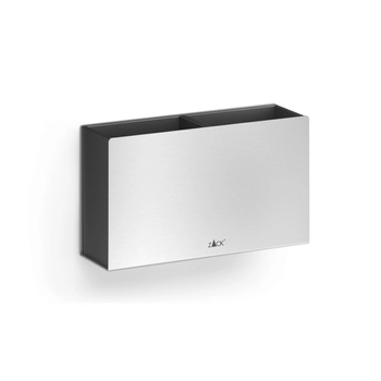 Zack - pojemnik na szczoteczki do zębów Potes - długość 16,5 cm, stal nierdzewna  18/10 matowa