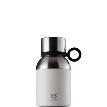 Casa Bugatti – Termos na żywność BBOT z łyżką i kubkiem, biały, 500 ml