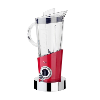 Casa Bugatti - Czerwony blender VELA Evolution - 146 kryształów Swarovski, seria Individual