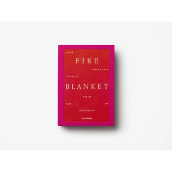 Koc gaśniczy, wiśniowy - Printworks