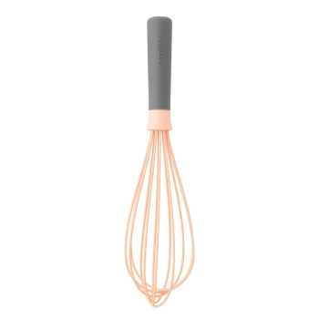 BergHOFF – Trzepaczka silikonowa LEO z uchwytem Soft Touch, brzoskwiniowa