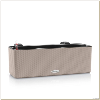 Lechuza - doniczka Balconissima Color 40 - długość 40 cm, piaskowy brąz