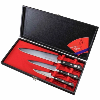 Tojiro - Zestaw 3 japońskich noży Tojiro DP3: F-800 + F-802 + F-808 | Classic VG-10