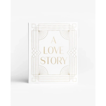 Printworks – album ślubny A Love Story XL, biały, tkaninowa okładka