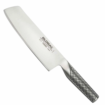 Global - Nóż do warzyw Nakiri - długość ostrza 18 cm | G-5