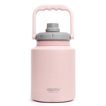Asobu - Butelka Mini Jug Pink - różowa, pojemność 975 ml