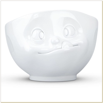 58Products - Miseczka "Smaczny" - pojemność 500 ml,  biała