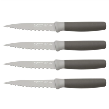 BergHOFF – Zestaw noży do steków Balance Grey, 4 szt., stal nierdzewna